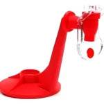 Set x2 dispensador de gaseosa rojo, mantiene burbujas y dispensa fácilmente.