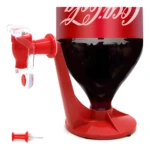 Dispensador de gaseosa Coca-Cola rojo con válvula, set x2.