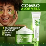Duo Bioaqua Aloe Vera: crema y gel para piel rejuvenecida, radiante, suave y firme.