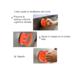 Extractor de golpes de carro con ventosa. Repara abolladuras de forma fácil y segura.
