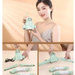 Secador de ropa portátil: gancho, tubos flexibles, piezas para secado rápido.
