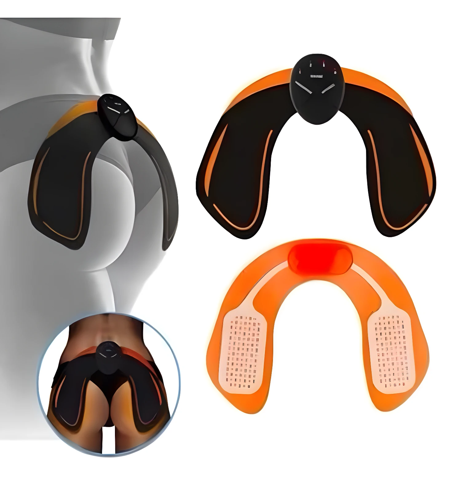 Gimnasia pasiva glúteo 1060: dispositivo EMS para tonificar y reafirmar los glúteos.