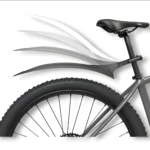 Guardabarro de lujo para bicicleta Vetta: protección contra salpicaduras estilizada.