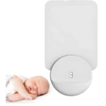 Lámpara mata mosquitos blanca, diseño moderno, para habitación de bebé.