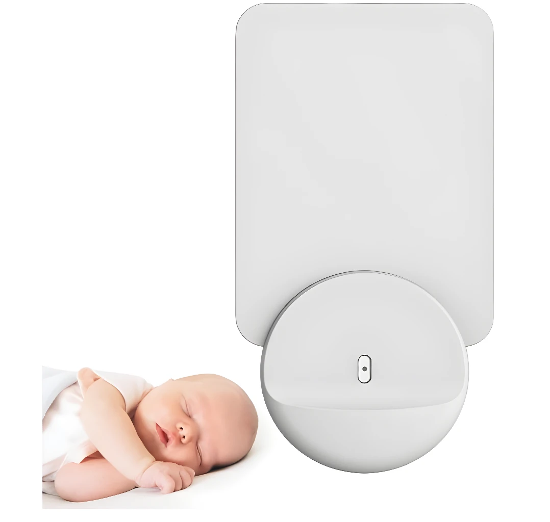 Lámpara mata mosquitos blanca, diseño moderno, para habitación de bebé.