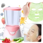 Máquina facial casera con ingredientes naturales para crear mascarillas personalizadas.