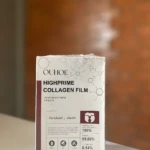 Mascarilla Reafirmante de Colágeno HIGHPRIME para frente y mejillas, empaque individual.