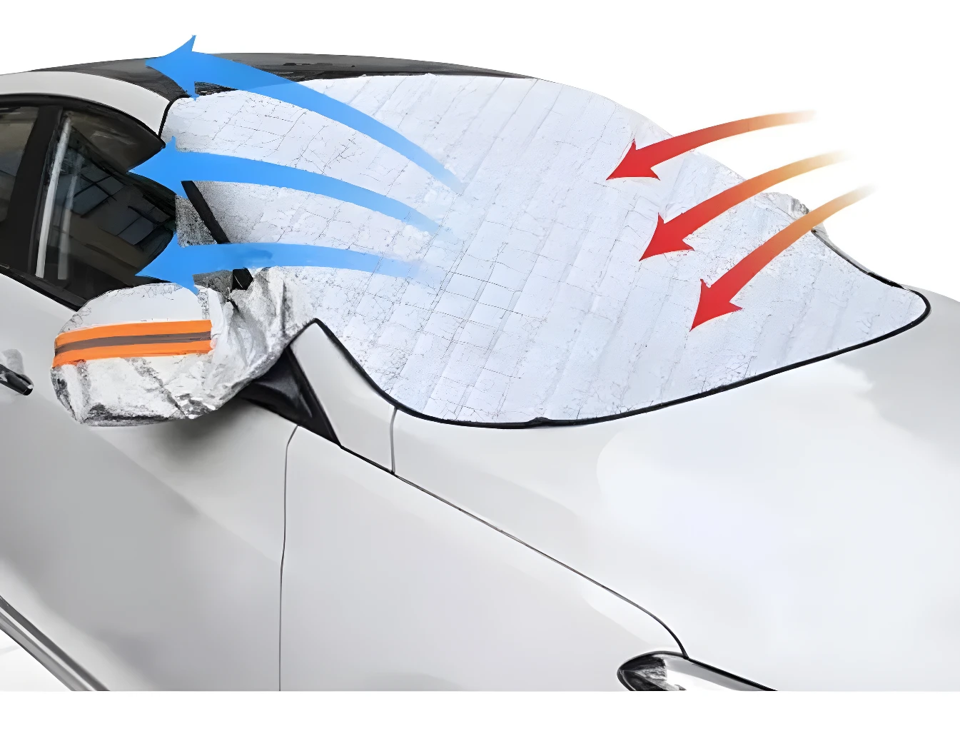 Parasol para parabrisas de automóvil, protege del sol y el calor.