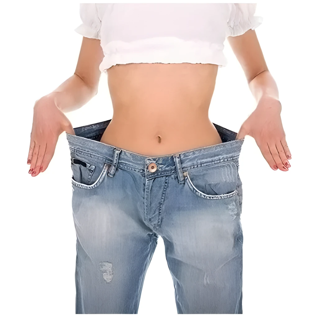 Parche abdomen que muestra cintura delgada, ideal para adelgazar y tonificar.