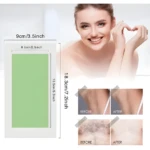 Parches depiladores Hanei x 10, eliminan vello corporal para piel suave antes y después.