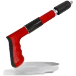 Pistola neumática de clavos de acero para construcción y bricolaje.