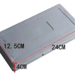 Estuche gris de herramientas Rachet Kit Herramien con medidas 24x12.5x4 cm.