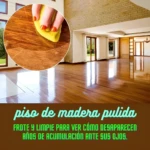 Reparador Bee Repair: renueva pisos de madera pulida con fácil limpieza.