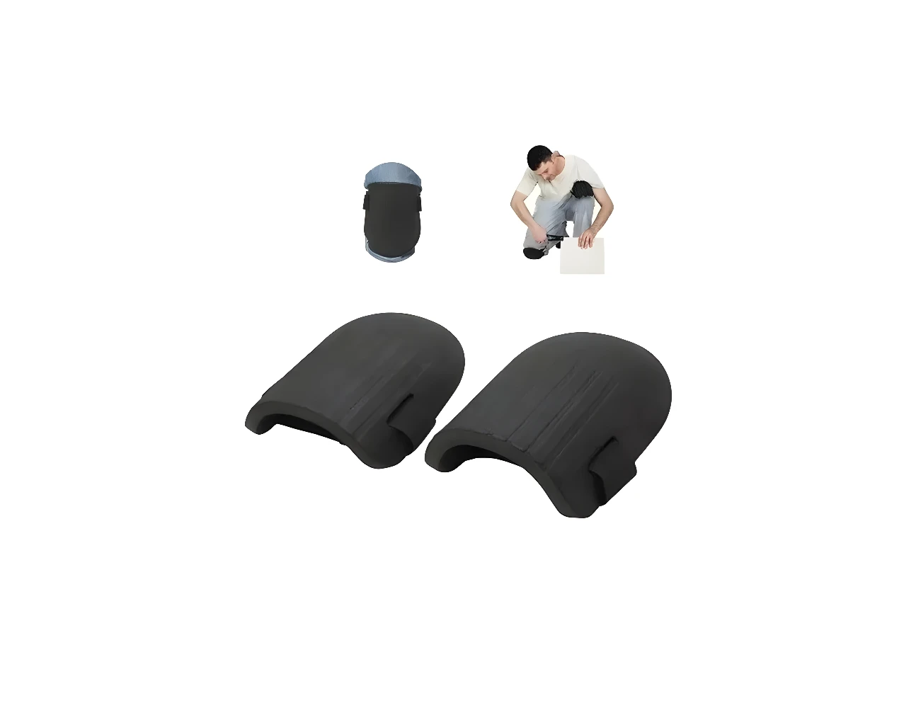 Rodilleras ergonómicas para trabajo, jardinería y carpintería, protección acolchada.