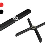 Salva Mantel negro plegable en forma de X y lineal, ideal para proteger superficies.