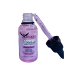 Serum de rosas Afrodita con gotero, fórmula orgánica para hidratar y refrescar.