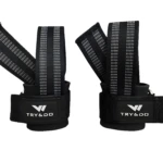 Correas de lifting straps para levantamiento con logo TRY&DO, set x2, ajustables.