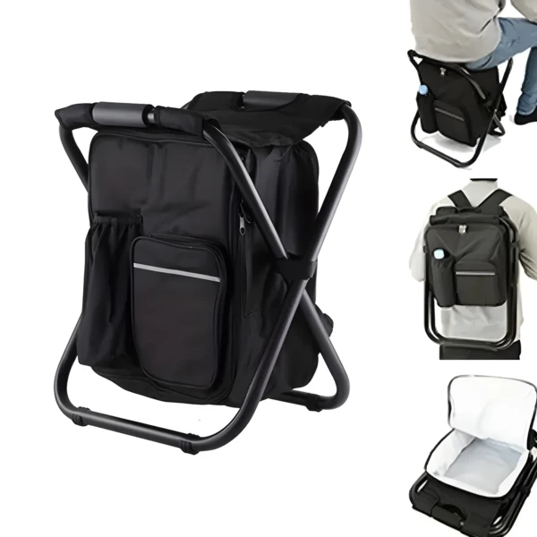 Silla Plegable Portatil Tipo Mochila - Imagen 4