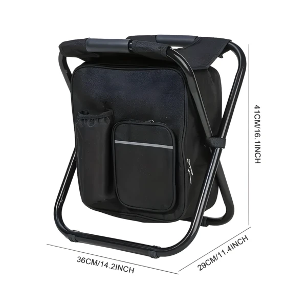 Silla Plegable Portatil Tipo Mochila - Imagen 6