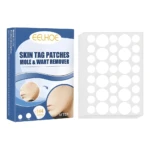 Parches removedores de etiquetas de la piel EELHOE, 144 unidades, para lunares y verrugas.