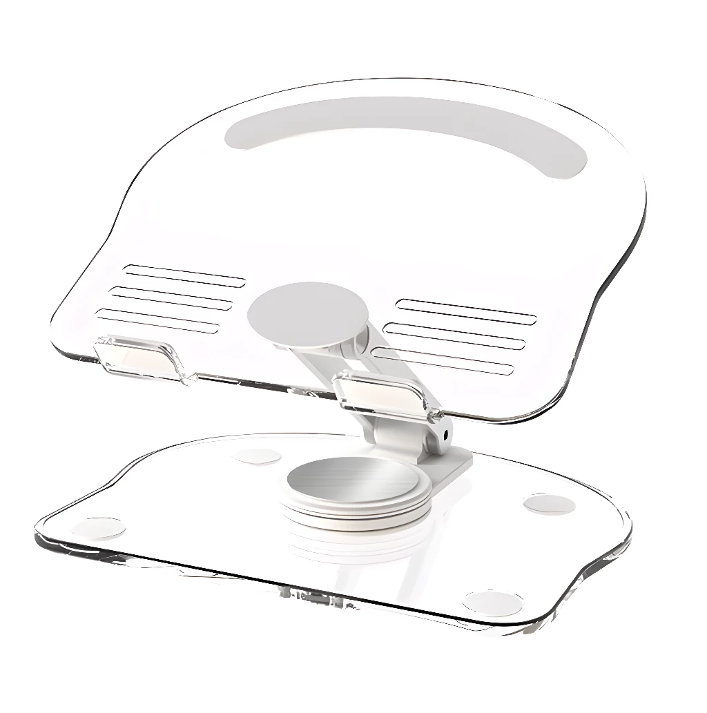 Soporte para tablet o celular 360° con base giratoria y bandeja ajustable, modelo KF-Z11.