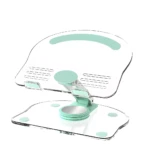 Soporte para tablet o celular 360°, base giratoria, ligero, portátil, color menta.