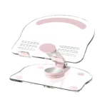 Soporte giratorio 360° para tablet o celular KF-Z11, diseño moderno y funcional.