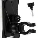 Soporte universal para celular o GPS en bicicleta o moto, con perilla de ajuste.