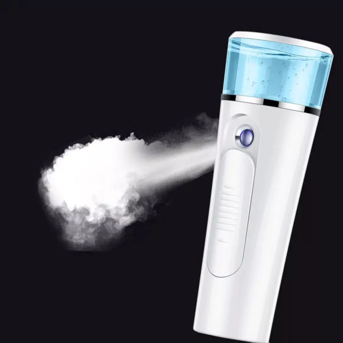 Vaporizador facial de hidratación con dispensador de niebla fina, ideal para el cuidado de la piel.