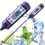 Termómetro digital de cocina TP101 con pantalla LCD, ideal para líquidos y alimentos.