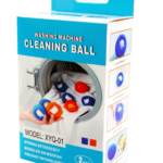 Bolas de limpieza para lavadora, 2 unidades, color azul y naranja, para ropa.