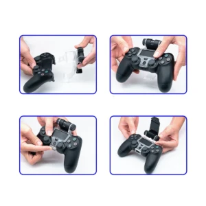 Gancho soporte para celular en control de PS4 Pro, se acopla fácilmente.