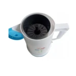 Cafetera eléctrica Royal 2En1 blanca con filtro negro para café.