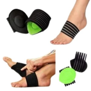 Set de soportes de arco para pie con compresión, ideal para aliviar dolor y dar soporte.