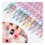 Set x12 Marcadores para Uñas de Precisión - logras diseños detallados con rapidez sobre esmalte seco