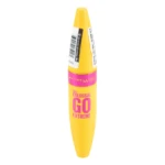 Pestañina Maybelline Colossal Go Extreme amarilla, negro intenso.