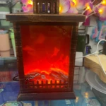Farol lámpara con efecto llama realista estilo vintage - ambienta tus espacios con luz cálida segura y versátil