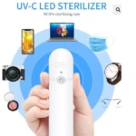 Set x3 Lámpara Esterilizadora UV Portátil Recargable - elimina el 99.9 por ciento de bacterias en segundos