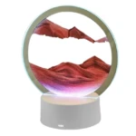 Lámpara 3D de arena movediza con luz RGB táctil - reduce tu estrés diario con un ambiente relajante y decorativo único - Imagen 7