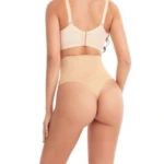 Panty faja moldeador talle alto color piel, vista posterior, ideal para realzar figura.