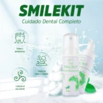 Set x2 Espuma Dental Blanqueadora Smilekit 50ml. Limpia, combate mal aliento y previene manchas.