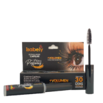 Isabely Sérum para pestañas y cejas con aplicador negro y empaque que resalta el crecimiento y volumen.
