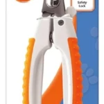 Cortauñas para mascotas Wahl, blancos y naranjas, con mango ergonómico de acero inoxidable.