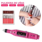 Pulidor de Uñas Eléctrico Portátil con Puntas Intercambiables - Reduce el tiempo de retiro de esmalte y gel en casa - Imagen 4