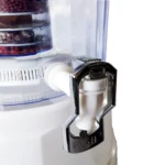 Llave dispensador blanca y cromada para purificador de agua, con palanca "PUSH".