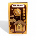 Lámpara Capybara Skg-13 multifuncional con mini ventilador y detalles kawaii.