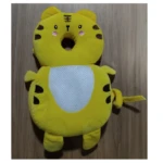 Cojín anticaída para bebé con diseño de tigre amarillo, para proteger su cabeza.