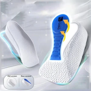 Plantillas ortopédicas de aumento de estatura, versión nueva con textura y soporte mejorado.