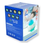 Caja de humificador y luz nocturna multicolor con diseño de nave astronauta Avocado YT-049.