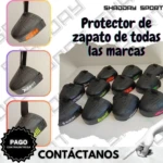 Protectores de zapato para moteros, negros, con logos de KTM, Dominar, Victory, Suzuki, Benelli, Yamaha y Honda.